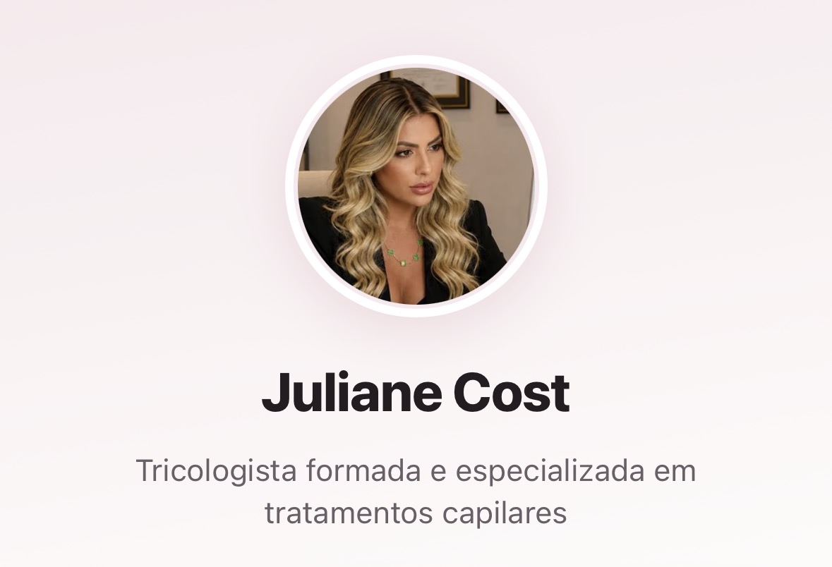 Tricologista Juliane Cost